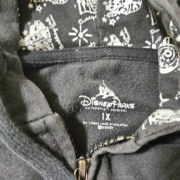 Disney Parks Mickey Believe in Magic black hoodie size 1x - Picture 3 of 5
